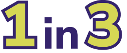 1 in 3