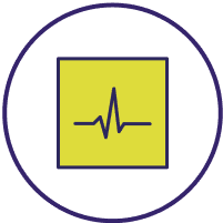 ECG monitoring icon